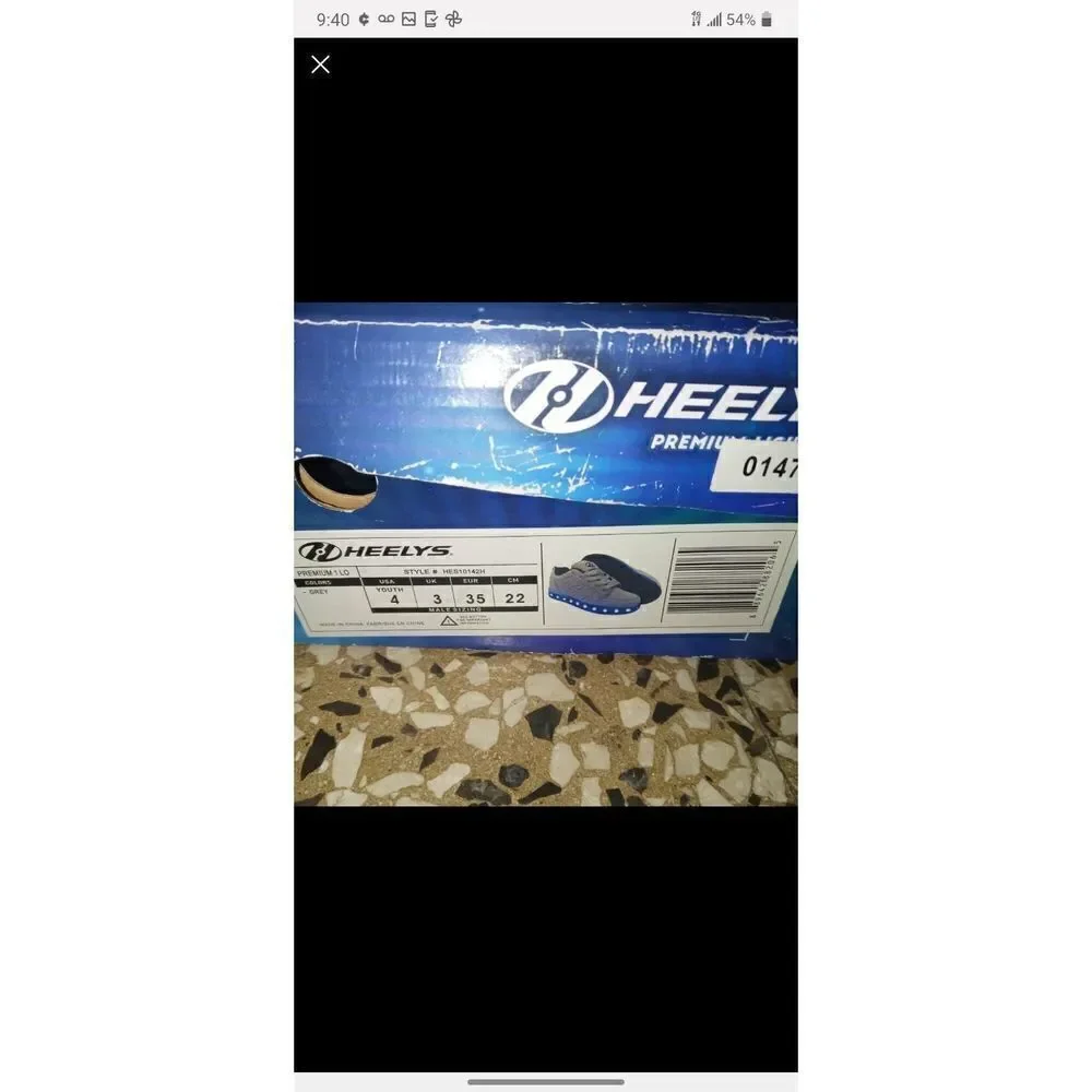 One pair of Heelys